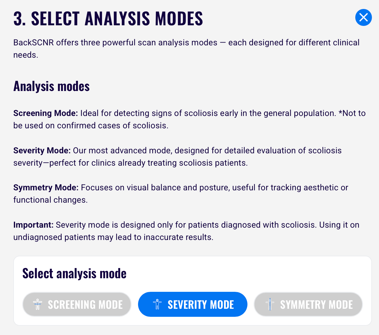 Analysis Modes