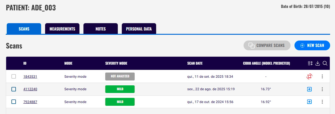 Medical Record Scans