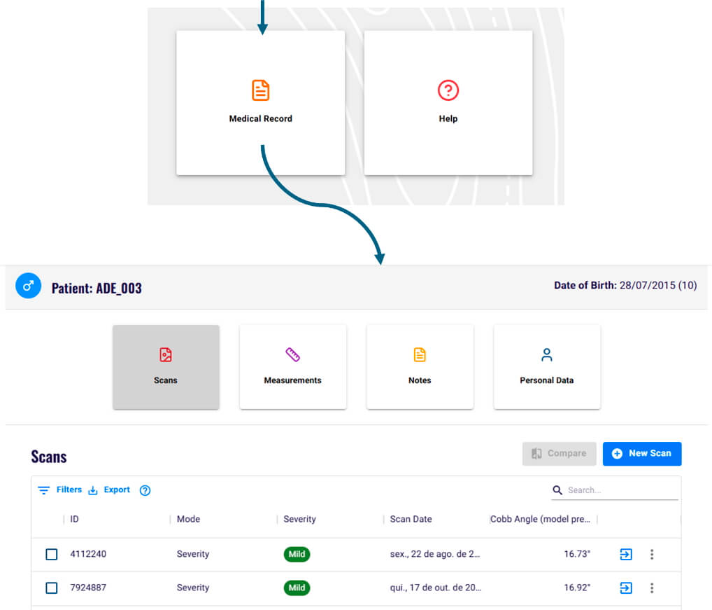 Medical Record Scans